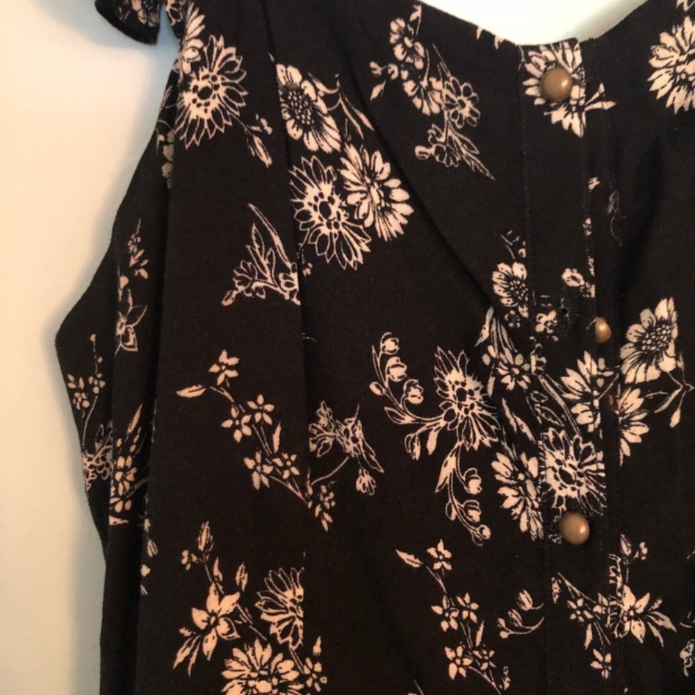 Xhilaration floral jumpsuit